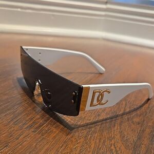 DC Oversized Sunglasses in Black and White